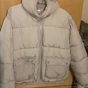 Divided puffer coat